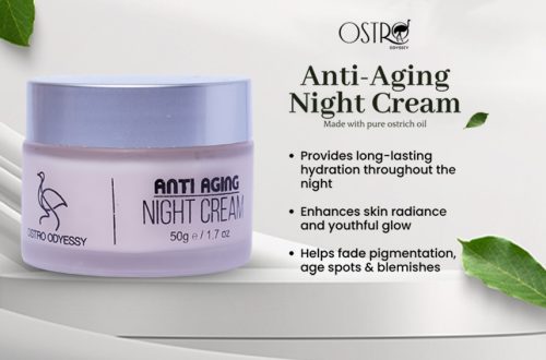Ostro Odyssey Anti-Aging Night Cream for skin repair